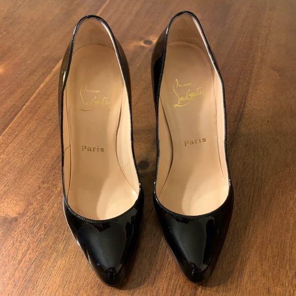 Christian Louboutin Décolleté 868 Black Patent - Picture 4 of 14